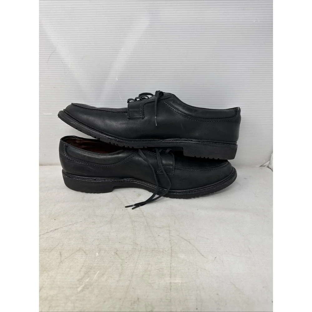 Allen Edmonds Wilbert Shoes Men's 13D Split toe Black Leather Dress Shoes Flaws*